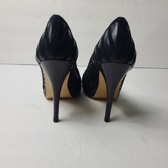 TALBOTS salena black Leather pumps - Picture 5 of 8